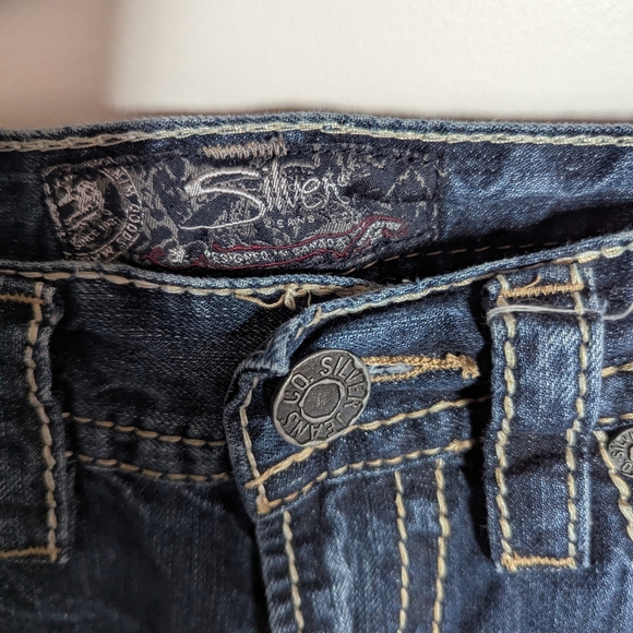 Silver Jeans Men's Bootcut Jeans - Dark Blue - Picture 4 of 7